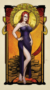 Glynda the Good Witch 11x6 Art Print